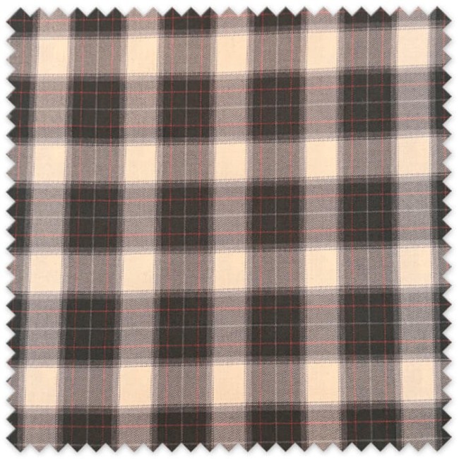 tela de cuadros escoceses verde botella con raya roja para faldas, chaquetas y decoración