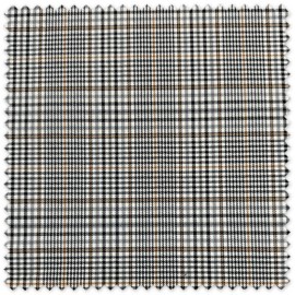 Tejido Príncipe de Gales tonos cálidos para moda y confección