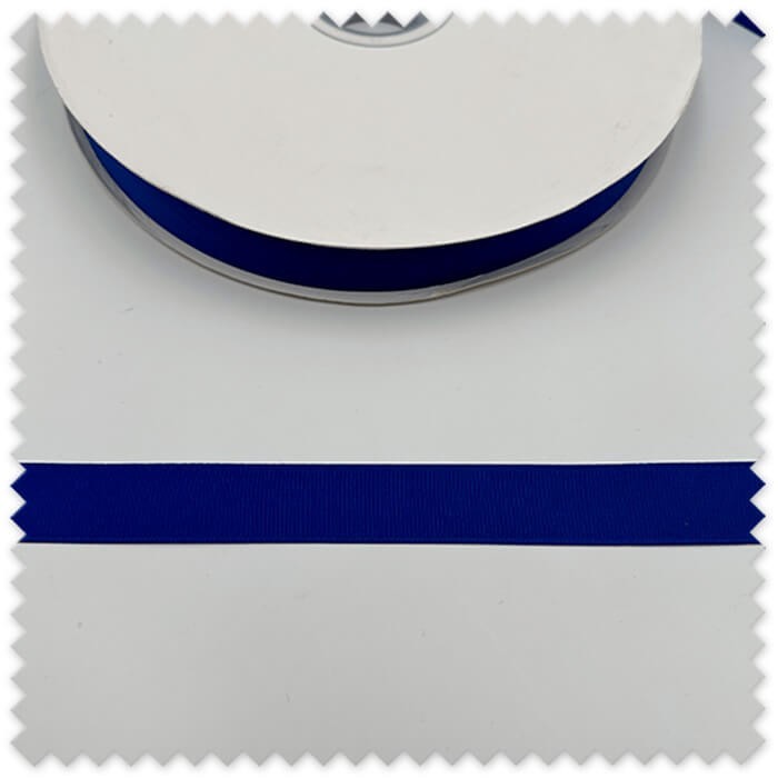 Cinta grosgrain azulón en rollo de 91 metros para costura, manualidades y decoración