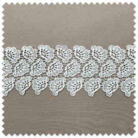 Rollo de bolillo encaje blanco 14 metros en oferta flash