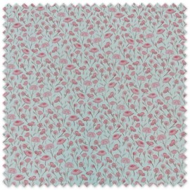 Comprar telas de Popelín Flores Acuarela Rosa