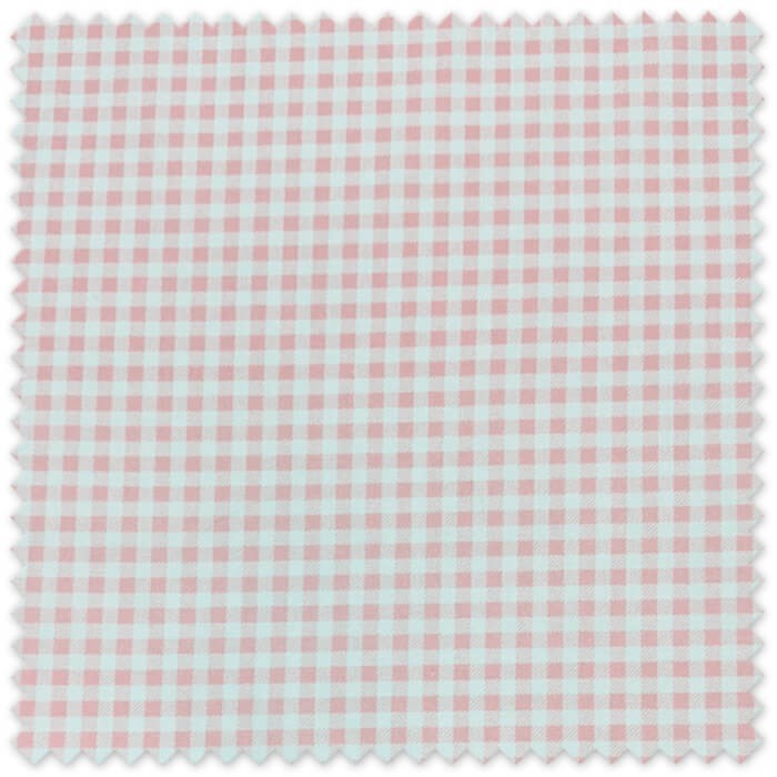 Comprar telas económicas Popelín algodón cuadros vichy rosa bebé 0,50 cm