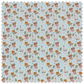 Popelín Algodón – Animales y Lazos por metros