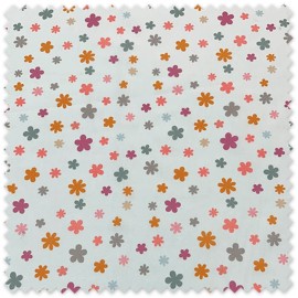 Popelín Margaritas Mostaza, Fucsia, Salmón y Gris al mejor precio por metros