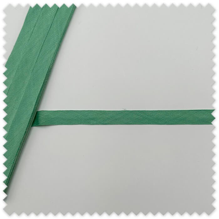 cinta verde menta algodón natural para costura