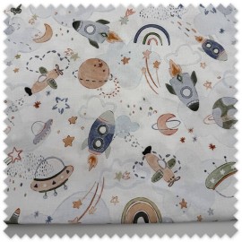 Retal 1,05m Algodón 100% diseños infantiles, descuentos | Venta de telas online