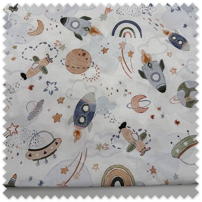 Retal 1,05m Algodón 100% diseños infantiles, descuentos | Venta de telas online