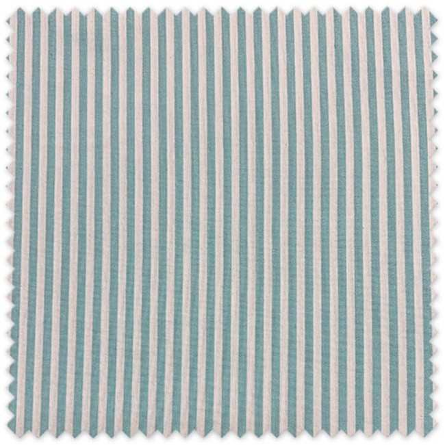 Tela de loneta tejida rayas verde agua ancho 2,80 m para tapicería y decoración