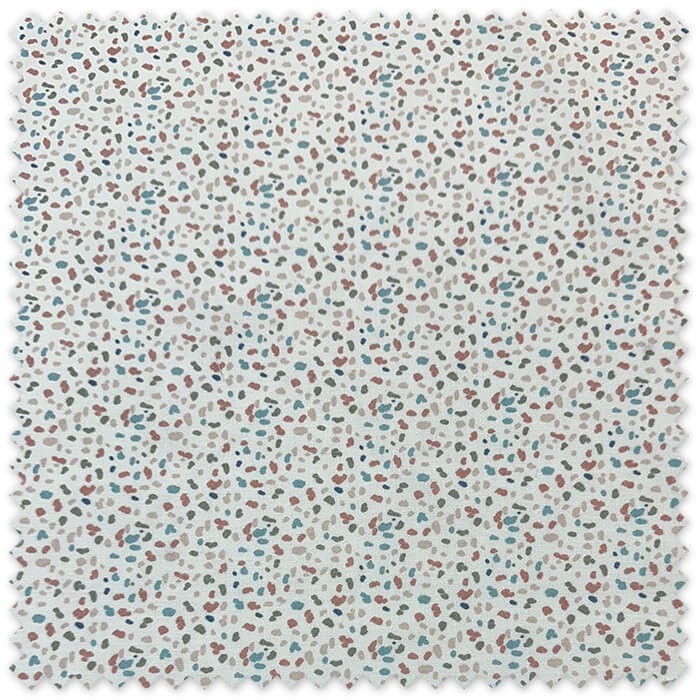 Popelín Confeti Rosa y Azul y Rosa Empolvado, la tela perfecta para moda infantil