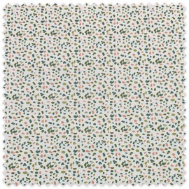 Comprar telas de Popelín Confeti Verde, Rosa y Pistacho a precio de almacén