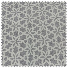 tela antimanchas floral gris para manteles