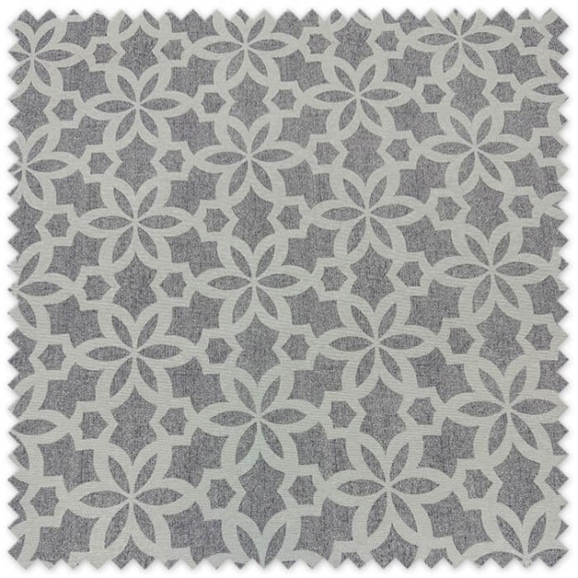 tela antimanchas floral gris para manteles