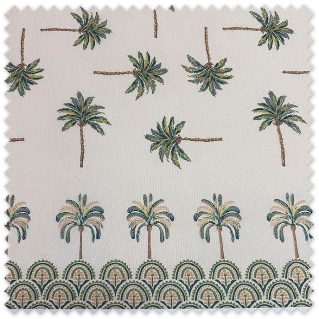 tela palmeras detalle textura impermeable