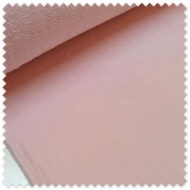 Tela rizo bambú rosa bebé suave y absorbente