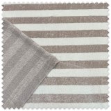 Tela de Rizo Bambú Rayas Topo y Beige – Suave, Absorbente y Natural | Ideal para Toallas, Bebés y Baño