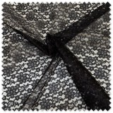 Tela Encaje Negro Económico | Encaje Barato por Metros