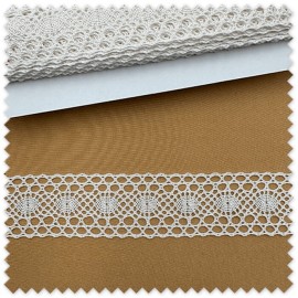 puntilla algodon blanca por metros
entredos blanco costura decorativa