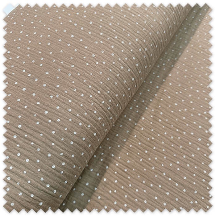 Tela de doble gasa estampada