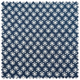 tejido algodón estampado vegetal elegante
tela algodón rayas y árboles blancos