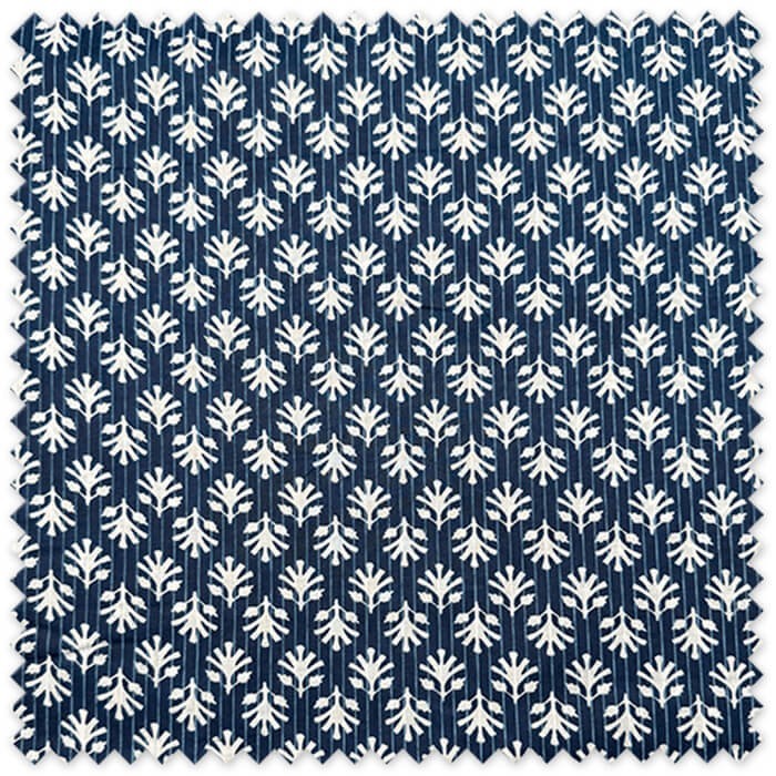 tejido algodón estampado vegetal elegante
tela algodón rayas y árboles blancos