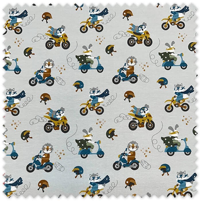 Comprar telas de punto camiseta motos