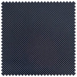 Tela Algodón Lurex Puntos Plata – Elegante y Brillante | Venta de telas online