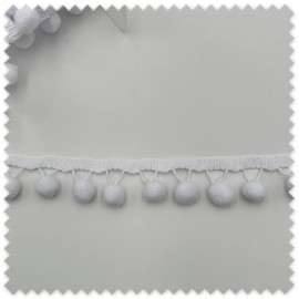 madroños en tira color blanco