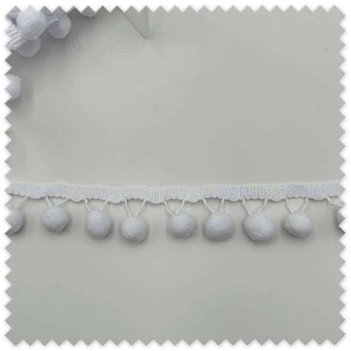 madroños en tira color blanco