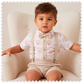 Idea Combinado Globos y Cuadros Vichy | Telas Infantiles Algodón