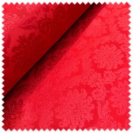 tela damasco rojo mediano
tela damasco elegante rojo decoracion