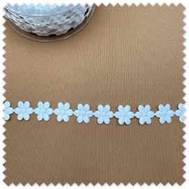 rollo 15 metros Flores troqueladas crudo OFERTA FLASH