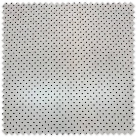 Tul flocado negro topos pequeños | Tela tul fina elegante por metros