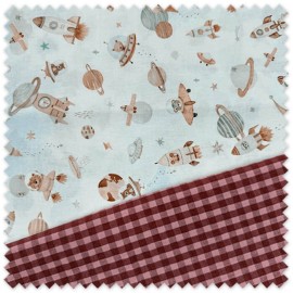 Comprar telas infantiles a precios especiales por metros.