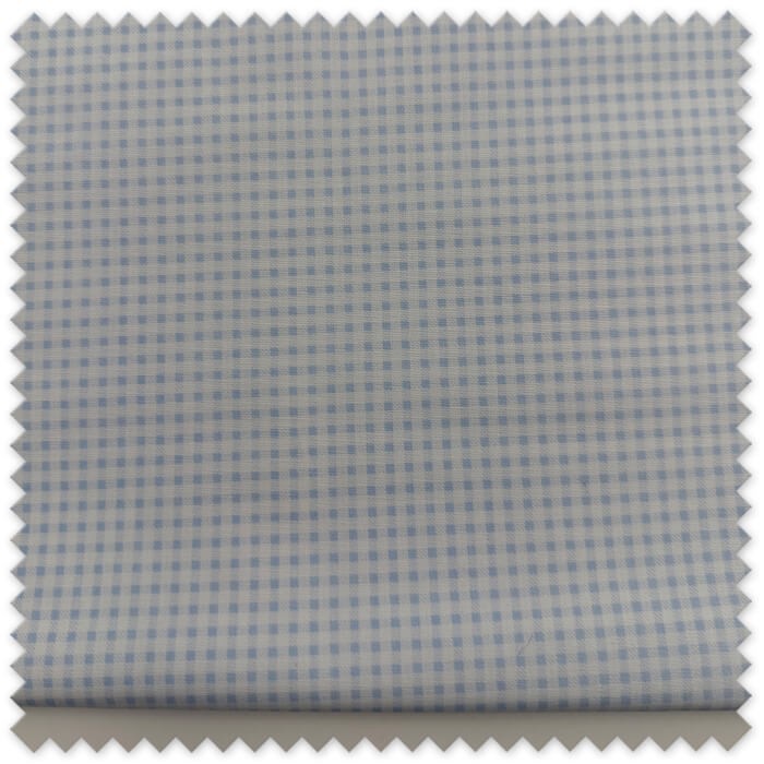 retal algodon vichy celeste 0,3 cm
tela cuadros pequeños celeste bebe