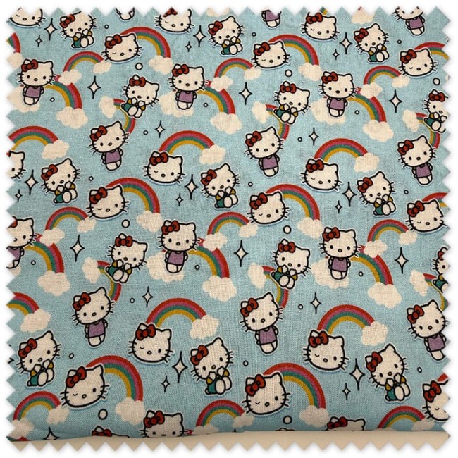 tela infantil personajes algodon