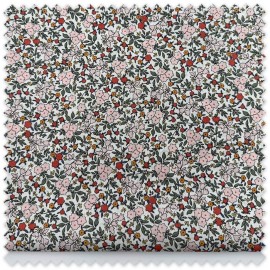 tela algodon estampado floral tonos calidos
retal algodon 100 flores elegante costura