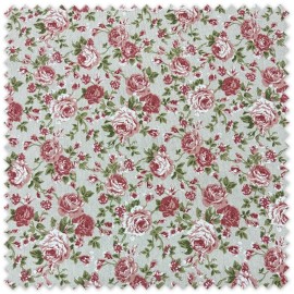 loneta decoracion flores tonos rosa grande