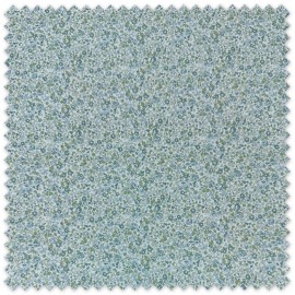 telas combinadas mini flores azul patchwork
algodon floral tonos azules costura