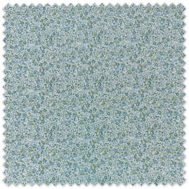 telas combinadas mini flores azul patchwork
algodon floral tonos azules costura