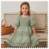 Idea Combinado Mini Flores Amarillas y Vichy Bicolor | Telas Algodón