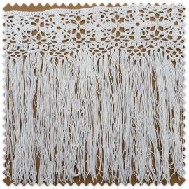fleco con puntilla algodón blanco 45 cm
fleco blanco boho para vestidos ibicencos