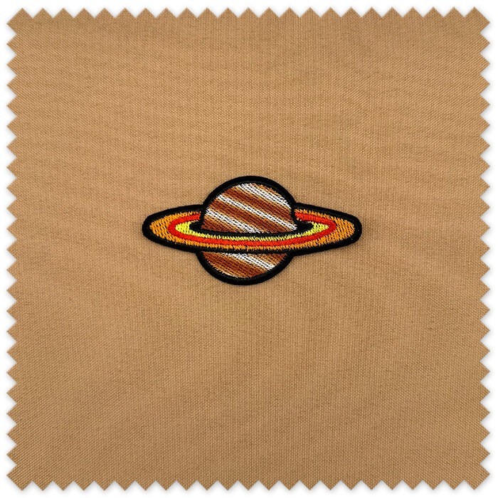 parche planeta bordado para coser
parche espacio infantil ropa DIY