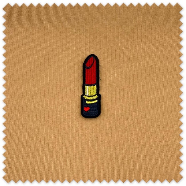 parche pintalabios para coser
aplique maquillaje decorativo ropa