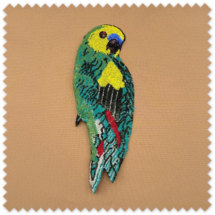parche loro lentejuelas para coser