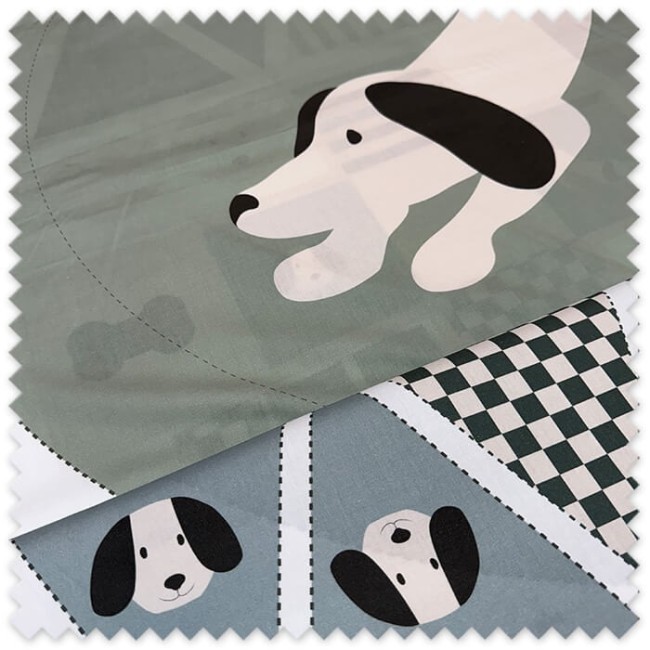 Panel alfombra juegos perrito – Tela infantil para alfombra de juego por metros