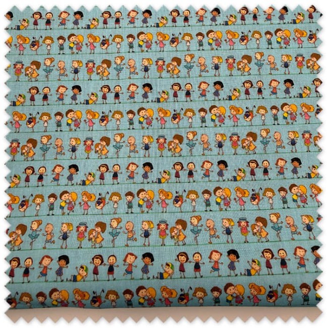 Comprar telas infantiles al mejor precio de almacén por metros.