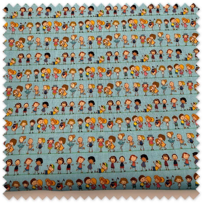 Comprar telas infantiles al mejor precio de almacén por metros.