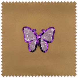 aplique mariposa brillante ropa
