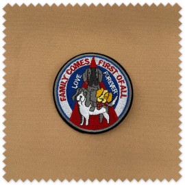 parche redondo animales infantil
parche familia animal ropa niños