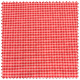 tela seersucker vichy naranja flúor beige
tela verano sin plancha vichy moderno